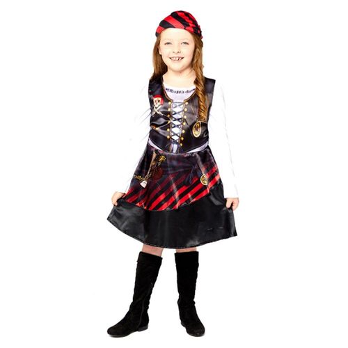 Déguisement Pirate Robe Noire Fille