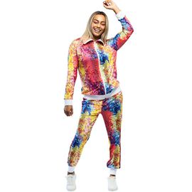 Déguisement Survêtement Disco Multicolore Femme