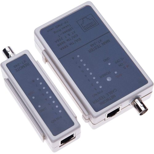 TIANYI-Testeur de câble coaxial RJ45, BNC de Testeur de câble coaxial Testeur LAN pour connexion réseau Ethenet, connecteur RJ11, RJ12 Appareil de test modulaire Instrument de mesure