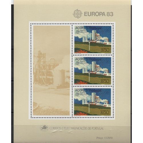 Portugal ( Açores ) Timbre Europa 1983