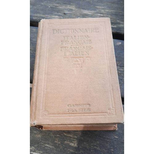 Dictionnaire Italien Francais..Francais Italien Chez Garnier Frères