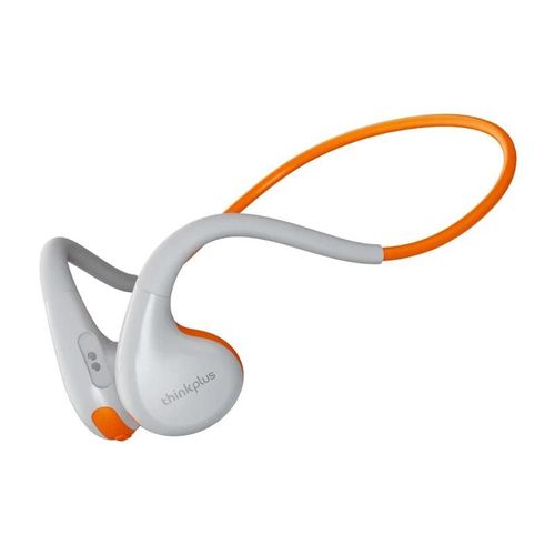 Lenovo X7 Casque Conduction d'Air Sans Fil Bluetooth 5.3, Écouteurs Conduction Osseuse, Casque Sport, Extérieur, Micro ¿ Blanc