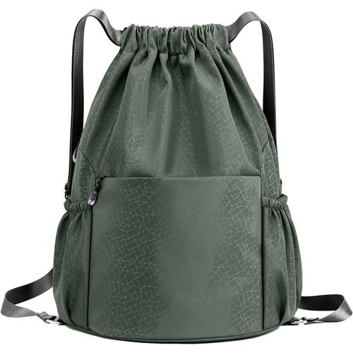 Tianyi-Sac De Sport Étanche Sac À Dos Unisexe Lumière Sac À Dos Sac De Gym Sac De Sport Sac De Sport Sac Pour École, Sport, Yoga, Voyage Et Extérieur, Gris
