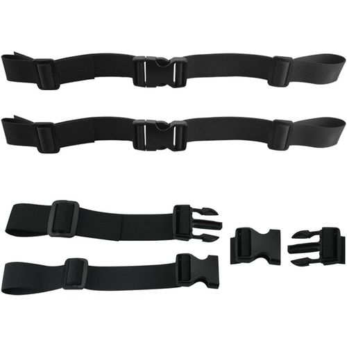 Tianyi-2 Pcs Sangle Poitrine Sac A Dos Réglable, Sangle De Poitrine Avec Boucle À Dégagement Rapide, Sangle De Poitrine En Nylon Résistante Sangle Sac A Dos La Randonnée, Course - Noir