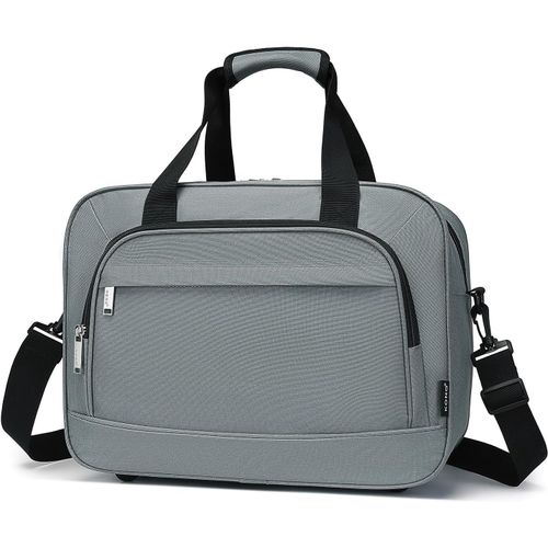 TIANYI-Bagage Cabine 40×20×30 cm Souple Léger, Sac de Voyage & Bagage à Main Résistant à l'eau avec Compartiment Ordinateur 15,6"", Bandoulière Amovible, Fixation Trolley, Idéal Avion Business Week-En