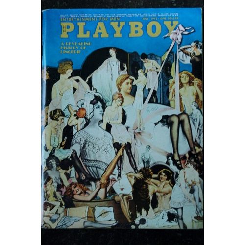 Playboy Us 1972 07 Interview Anthony Herbert History Of Lingerie Carol O'neal Robert Harmont Anthony Herbert