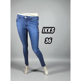 Ikks Taille 36 Slim Fit Scult Up Pantalon Jeans Jean Denim Bleu Femme