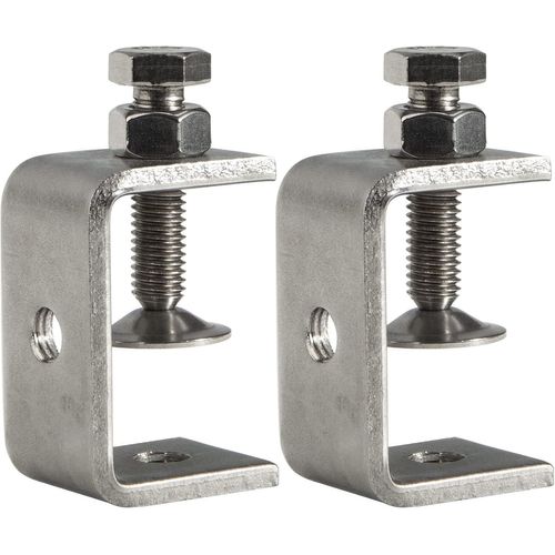 TIANYI-Wekboss Lot de 2 Petites Pinces en C Pour Le Travail Du Bois 47 MM Pinces de Soudure en Acier Inoxydable Très Résistantes Mini Pince De Bureau en Métal Pour Le Montage Avec Large Ouverture de