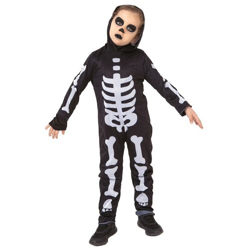 Déguisement Squelette Enfant - Taille: 7 À 8 Ans (122 À 128 Cm)
