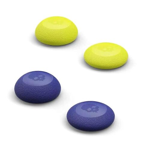 Ensemble De Poignées De Pouce Convexes, Capuchon De Joystick, Couvercle De Joystick Pour Ally Jaune-Bleu
