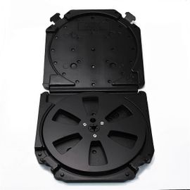 Bobine réceptrice vide 7 pouces 6 trous avec boîte de rangement et étui de protection portable pour bobines réceptrices vides 7I