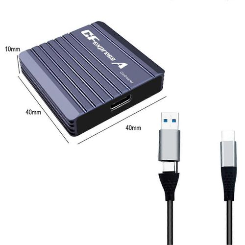 Lecteur de cartes CFexpress Type A Adaptateur de lecteur de cartes Express Type A USB3.2 GEN2 10G Portable CFexpress