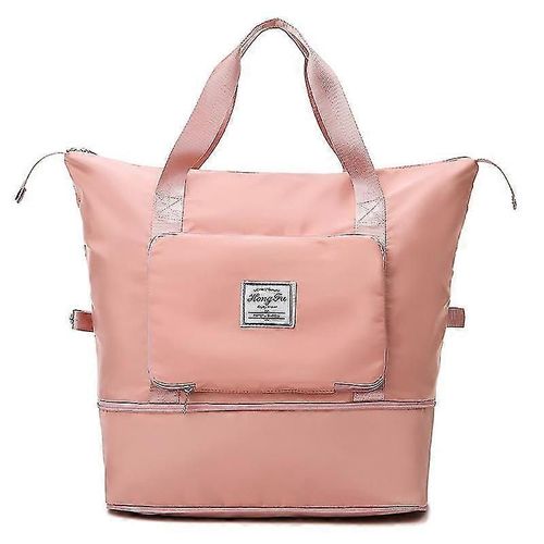 Sac de séparation sec et humide, sac de voyage pliable de grande capacité, sac étanche NIUNIU-poudre douce