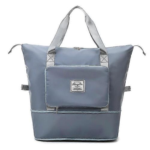 Sac de voyage pliable grande capacité, étanche, séparation sec/humide, NIUNIU-bleu brume