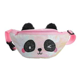 Sac banane élégant pour fille avec paillettes pour festival, voyage, vacances, plein air