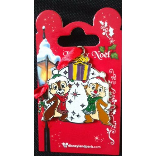 Rare Pins Disney Disneyland Paris : Tic & Tac Joyeux Noel