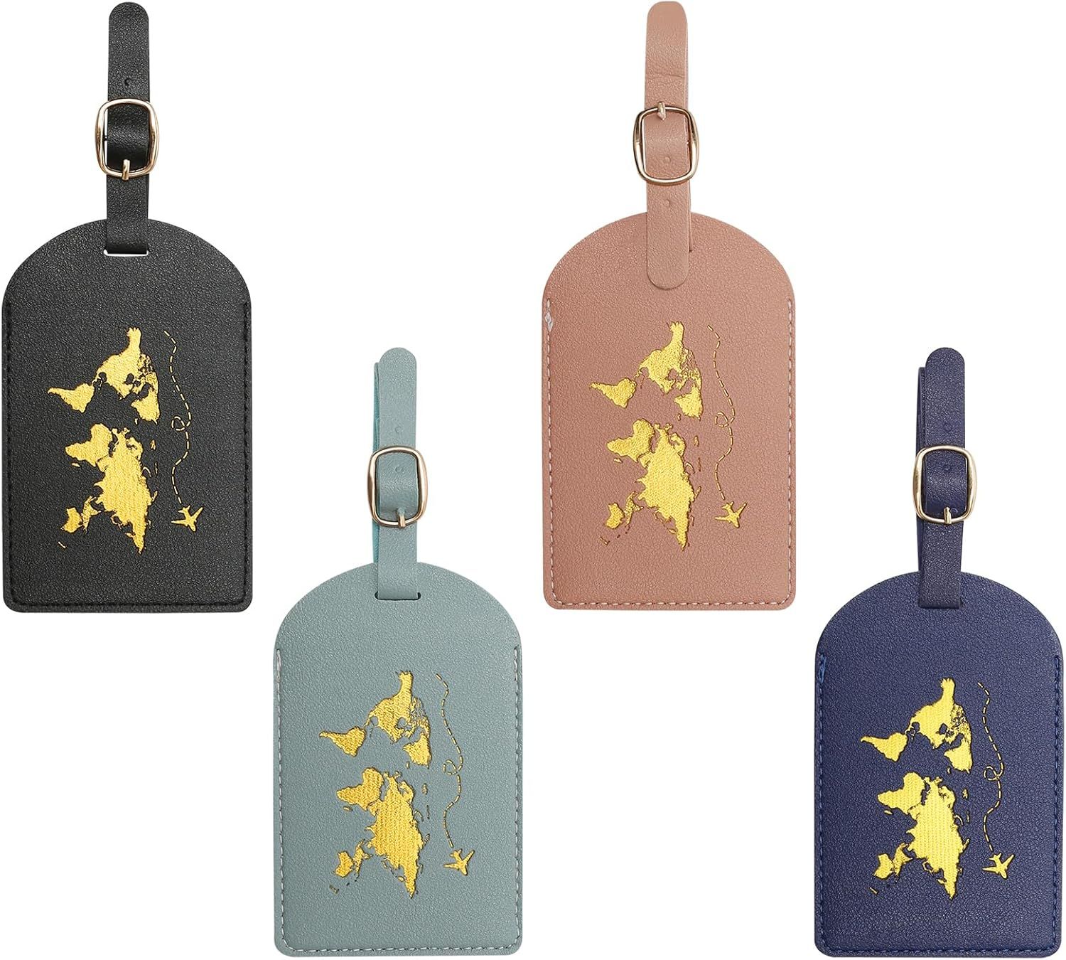 Etiquette Valise Voyage Étiquette Bagage,Étiquettes Valise Avion étanche ,Porte-adresse élan De étiquette Bagage Avion