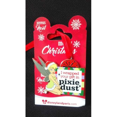 Pins Disney Disneyland Paris : Fée Clochette Noel