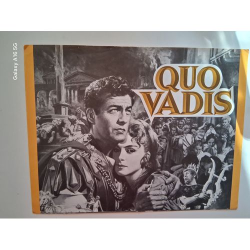 Quo Vadis - Dossier De Presse - Robert Taylor - Deborah Kerr - Mervyn Leroy Peplum-