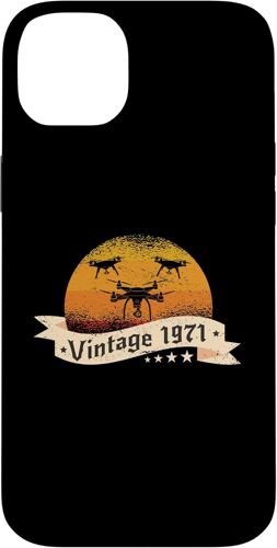 SJZG-Drones-Pilotes Anniversaire Né En 1971 Quadrocopter Drones Coque Pour Iphone 14 Plus