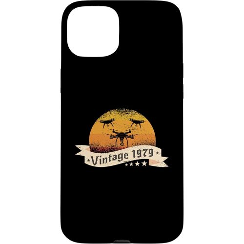 SJZG-Drones-Pilotes Anniversaire Né En 1979 Quadrocopter Drones Coque Pour Iphone 15 Plus