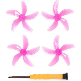 Sjzg-Lot De 4 Hélices Colorées Pour Drone Dji Neo, Palettes D'hélice À 5 Lames Compatibles Avec Dji Neo, Réduction Du Bruit À Libération Rapide, Accessoires De Drone (Rose)-Kalanka