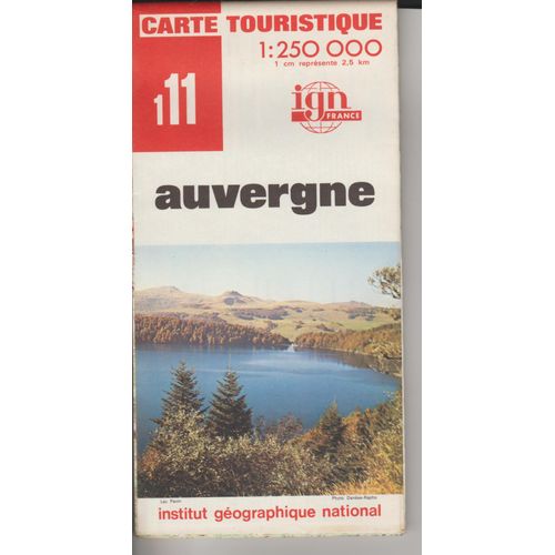 Carte Ign 1:250000 Auvergne 111