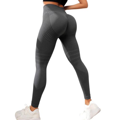 Leggings De Compression 3d Pour Cellulite, Amincissant, Sexy, Culotte Push Up, Ceinture Élastique, Pantalon D'exercice-S(36)-Dark Gray
