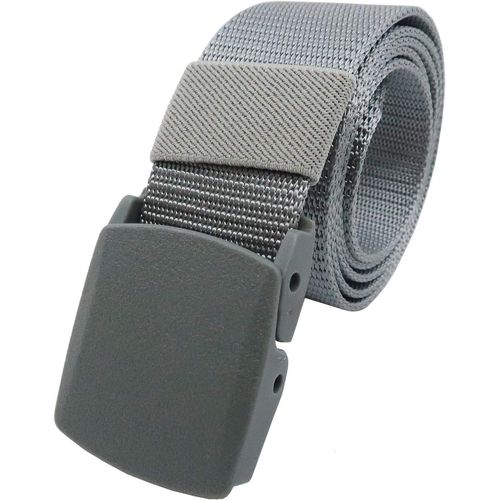 Adjustable 120 Cm Nylon Canvas Military Strap Belt Nickel Free Plastic Buckle Anti Allergy.[E1433]