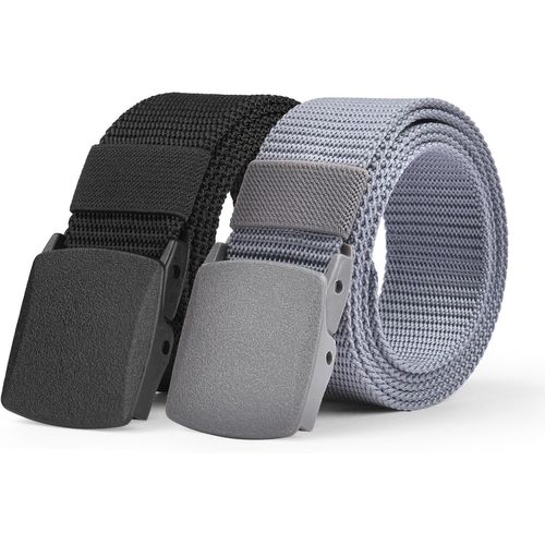 Tianyi-Ceinture En Nylon Homme, Ceinture Tactique Militaire, Sangle De Ceinture Entièrement Réglable Pour Le Travail, Boucle Plastique Anti Allergie
