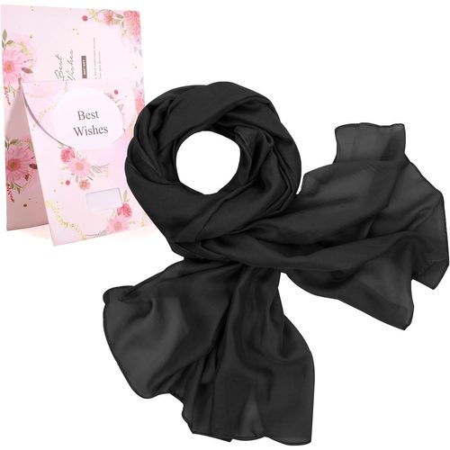 Tianyi-Foulard Châle Femme Écharpe Pour Printemps Automne Hiver Mousseline Doux Etole Léger Longues Grandes Scarf Pour Mariage Soirée Cocktail Fête Plage Cadeau D'anniversaire 180 X 70cm