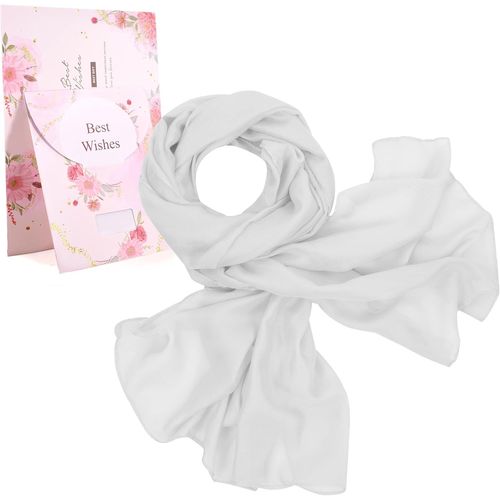 Tianyi-Foulard Châle Femme Écharpe Pour Printemps Automne Hiver Mousseline Doux Etole Léger Longues Grandes Scarf Pour Mariage Soirée Cocktail Fête Plage Cadeau D'anniversaire 180 X 70cm