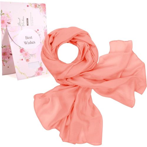 Tianyi-Foulard Châle Femme Écharpe Pour Printemps Automne Hiver Mousseline Doux Etole Léger Longues Grandes Scarf Pour Mariage Soirée Cocktail Fête Plage Cadeau D'anniversaire 180 X 70cm