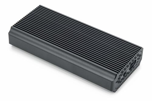 Boitier pour Disque Dur Externe M.2 NVME SSD Aluminium Noir Avec Dissipation Chaleur