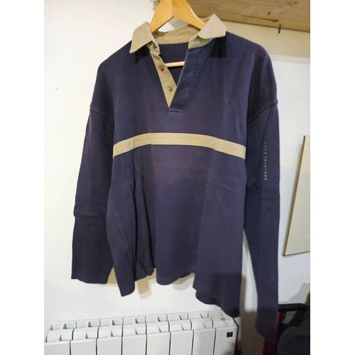 Polo Manches Longues Bleu Marine Yvan Bourgnon Xl