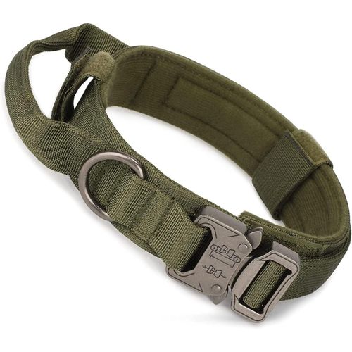 Tianyi-Collier De Chien Réglable Tactique Avec Poignée De Commande, En Nylon, Rembourré, Boucle En Métal, Colliers De Chien Pour Chiens De Taille Moyenne, Chasse, Entraînement, Loisirs, Plein Air