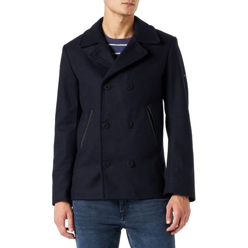 Caban Bicolore Fort Cigogne - Drap De Laine