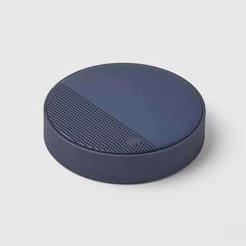 Enceinte Bluetooth et Station de charge 10W OSLO ENERGY PLUS LEXON Similicuir Blue