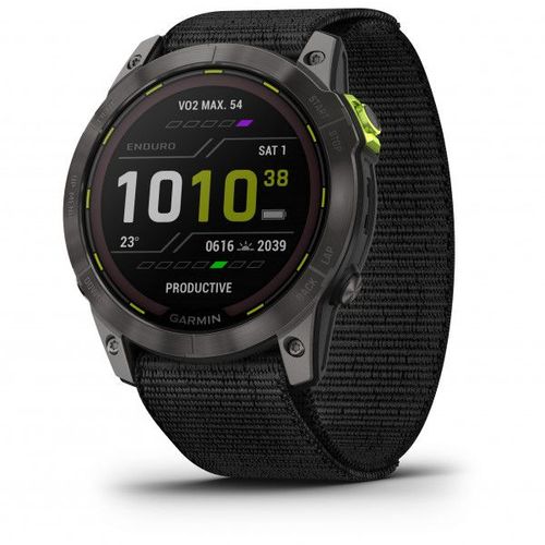 Garmin - Enduro 2 Sapphire Solar - Montre Multifonction Noir/Gris