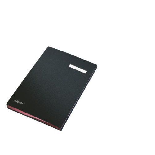 Esselte-Leitz 621064 Parapheur Avec 10 Compartiments Couverture En Plastique (Noir)