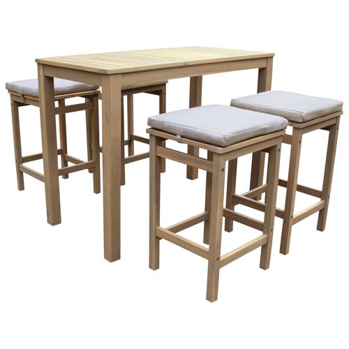 Mange Debout Aruba En Acacia 4 Places - Coussins Sable