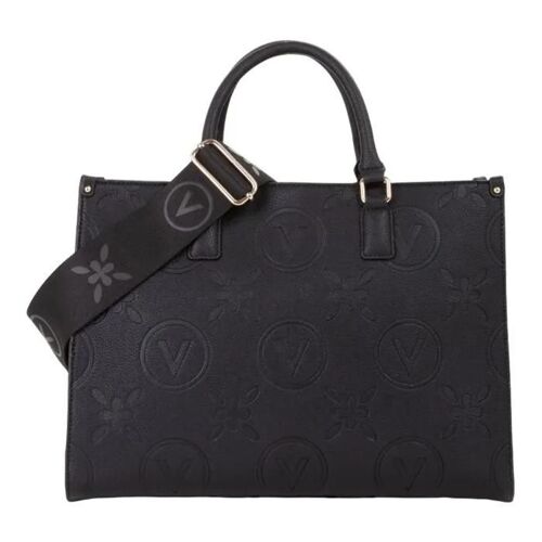 VALENTINO Sac à main noir pour femme - Samba Re Shopping Bag Nero 304316