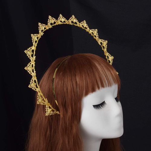 Tzf-Halo Couronne Marie Déesse Bandeau Aux Femmes Halloween Costume Déesse Casque (Style #7)