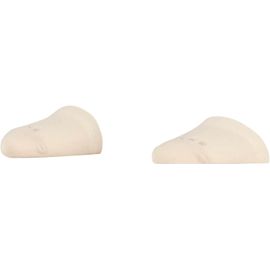 Tianyi-Femme Toe Sock Socquettes Invisibles Respirantes Coton Couvrant Seulement Les Orteils Bande De Silicone Pour Une Prise Parfaite Idéales Pour Les Chaussures Mules 1 Paire