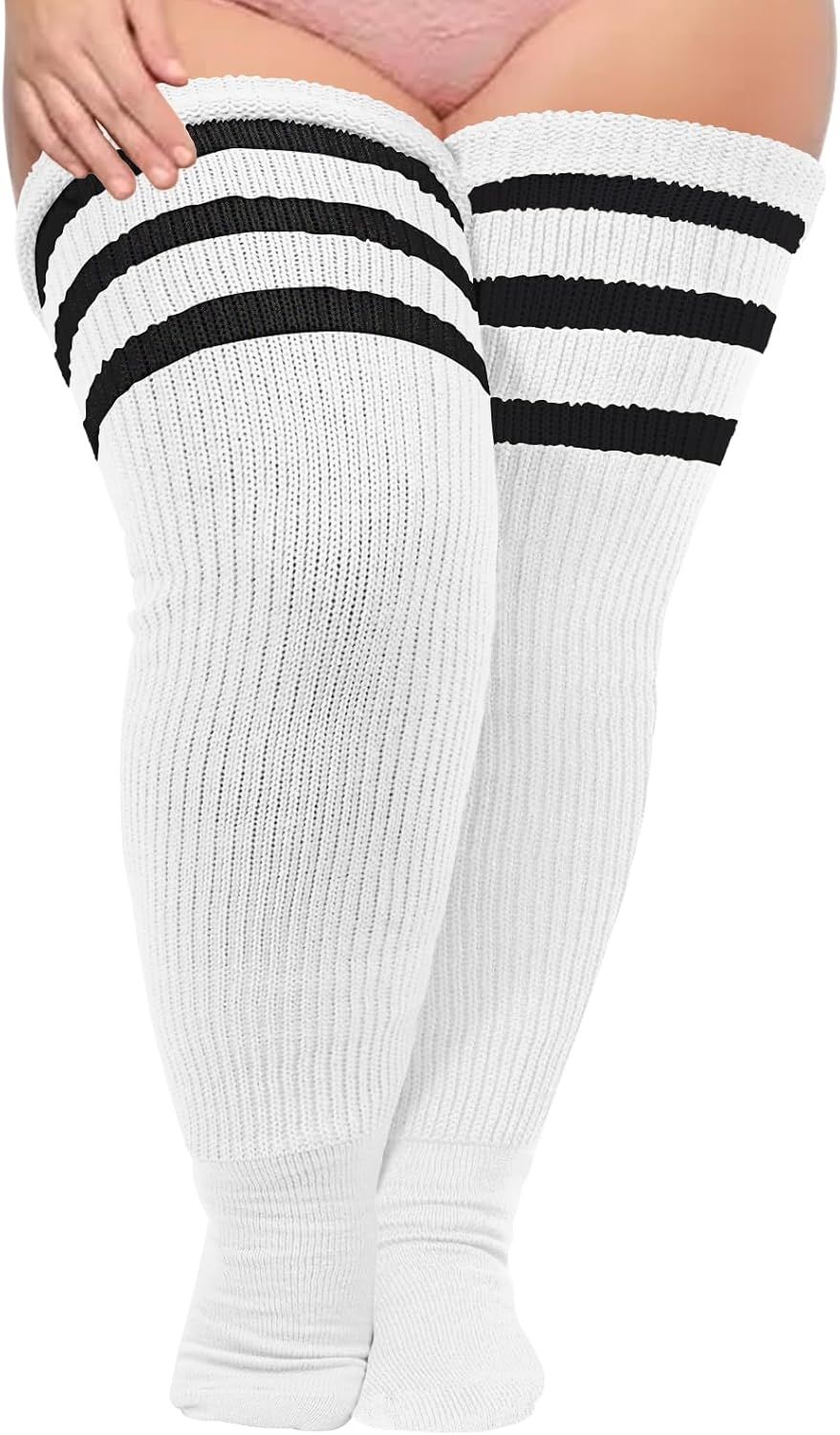 PAQUET 3 PAIRES MI-BAS AU GENOU EXTRA FINS VOILES 20 DEN AVEC COUSSINET | CHAUSSETTES HAUTES EN LYCRA | SEMELLE AVEC COUSSINET | BAS AUX GENOUX | NOIR, NATUREL | BONNETTERIE ITALIENNE (NATUREL