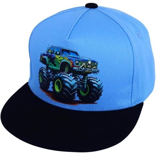 Tianyi-Casquette Pour Enfant, 100 % Coton, Casquette Monstertruck, Casquette Licorne, Snapback Pour Enfant, Visière Ronde, Visière Plate