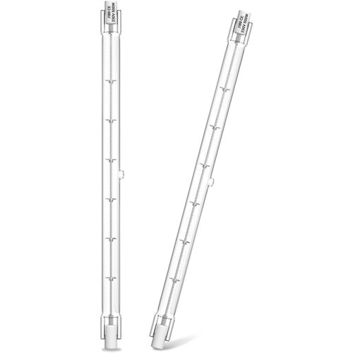 Kalanka-Ampoule Halogène R7s 189mm 500w 230v Ampoule Halogene R7s Dimmable 11000lm Blanc Chaud 2500k J189 Projecteur Halogène Linéaire Pour Éclairage Intérieur, Éclairage Paysager, Lot De 2