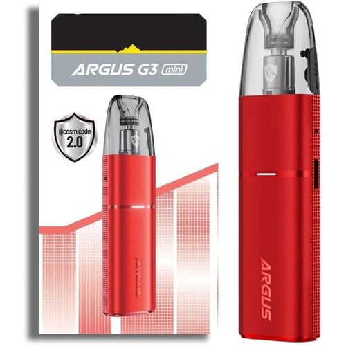 KALANKA-Argus G3 Mini Kit,1 350 mAh, puissance maximale 30 W, vape avec cartouche Argus V2 de 3 ml, compatible avec vapotage 0,7 ohm, sans nicotine ni liquide.