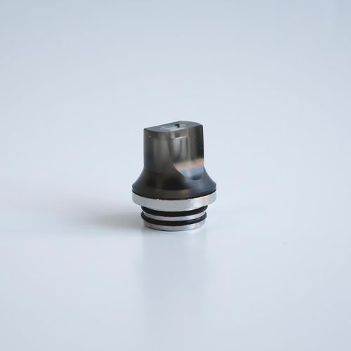 KALANKA-Embouchures de rechange courtes universelles larges et plates 810 Drip Tip pour atomiseur de réservoir RTA (gris)