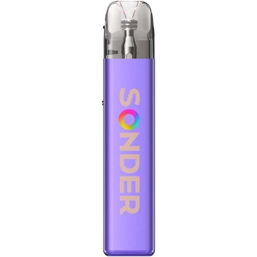KALANKA-For GEEKVAPE SONDER Q2 Kit 30 W Batterie 1350 mAh (Violet métallique) Adapté pour 3 ML Cartouche Q Pod 0,8 ¿ Atomiseur Side Fill MTL/RDL éclairage RGB emblématique Vape Original - No Nicotine